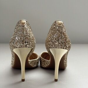 Michael Kors Gold Sparkle Heels